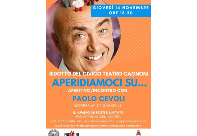 Locandina evento Paolo Cevoli