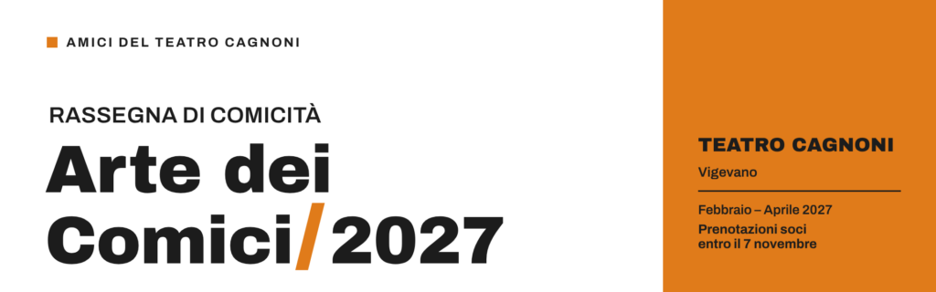 Arte dei comici 2027